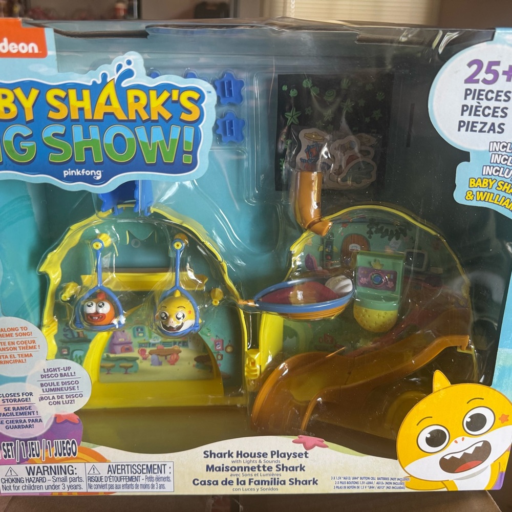 Nickelodeon Baby Shark Shark House Playset - Yellow & Blue